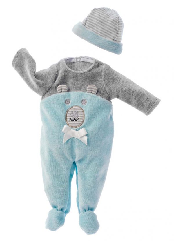 Minibambina Bekleidung Strampler m.Bärenapplikation v. Käthe Kruse