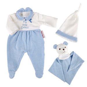 Minibambina Bekleidung Schlafanzug Set blau