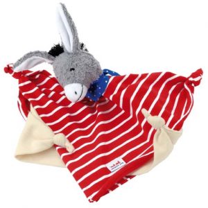 Schmusetuch Esel Tomato