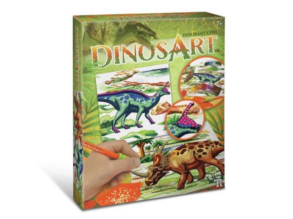 Dinos Art Steine nach Zahlen