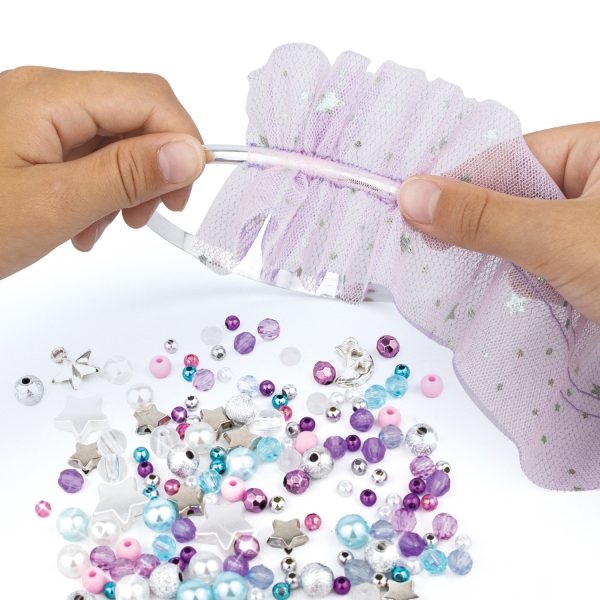 Nebulous Stars Haarschmuck mit Rüschen zum Selbermachen – Bild 4