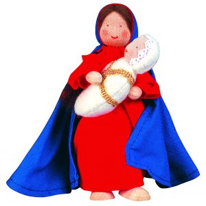 Käthe Kruse BIP Waldorf Maria mit Kind, Krippefigur 66554
