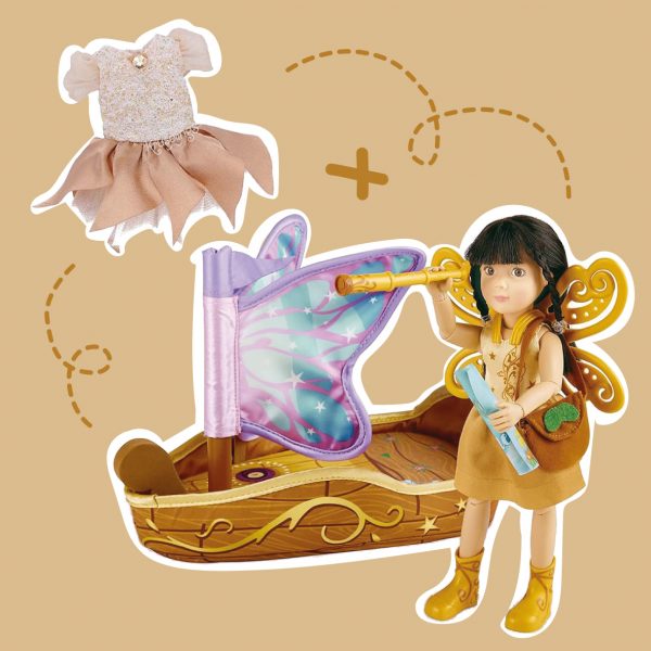 Bundle-Angebot Kruseling Luna Traumland Galeone +Magic Outfit + Magic Zubehör M012