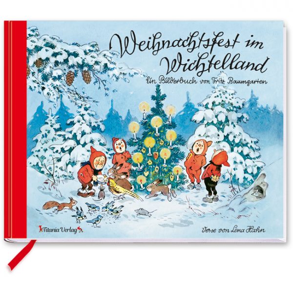 Weihnachtsfest im Wichtelland groß von Fritz Baumgarten