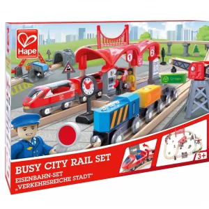 Verkehrsreiche Stadt Eisenbahn-Set von Hape