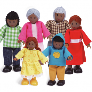 Puppenfamilie- helle Hautfarbe Hape E3501