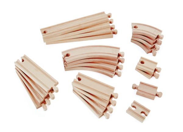 Tolles Schienenerweiterungsset von Hape E3707 – Bild 2