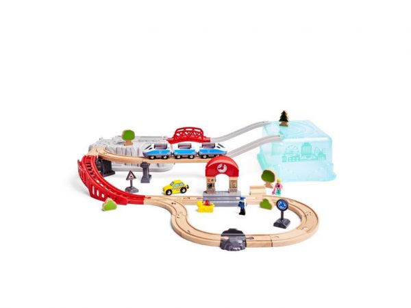 Stadtbahn Set in praktischer Box Hape E3771 – Bild 2