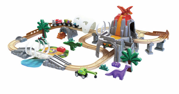 Dino-Eisenbahn-Abenteuer v. Hape E3795 – Bild 3