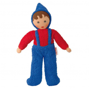Frotteebaby blau/rot neu