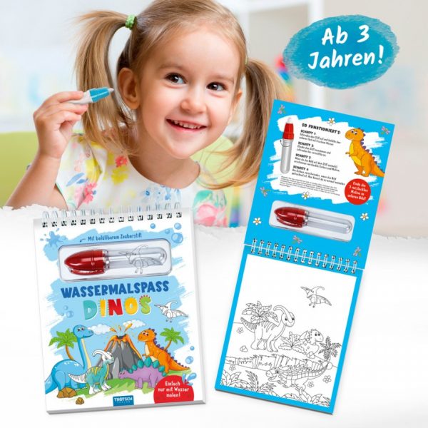 Trötsch Wassermalspaß mit Zauberstift Dinosaurier B20100N – Bild 3