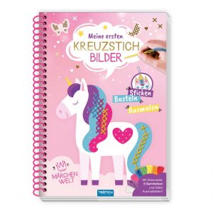 Trötsch Bastelbuch Beschäftigungsbuch Meine ersten Kreuzstichbilder Märchenwelt B20351