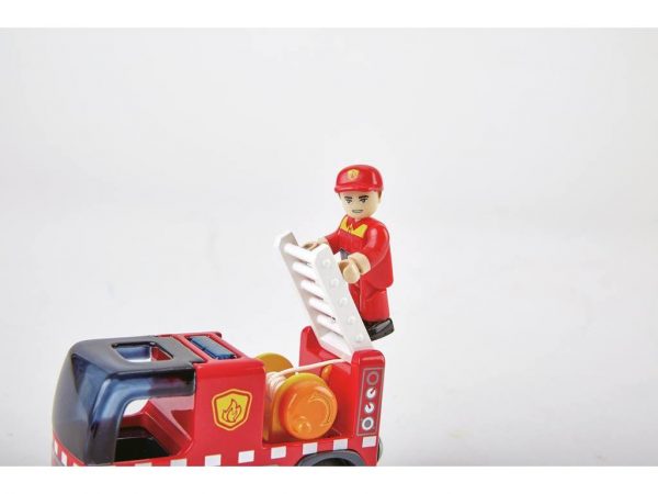 Feuerwehrauto mit Sirene E3737 von Hape – Bild 2
