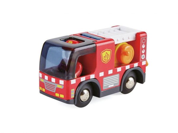 Feuerwehrauto mit Sirene E3737 von Hape – Bild 3