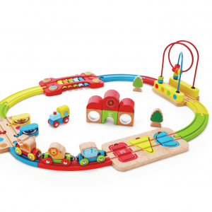 Regenbogen-Puzzle Eisenbahnset E3826 v. Hape