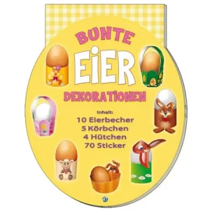 Bunte Eier Dekorationen B03933