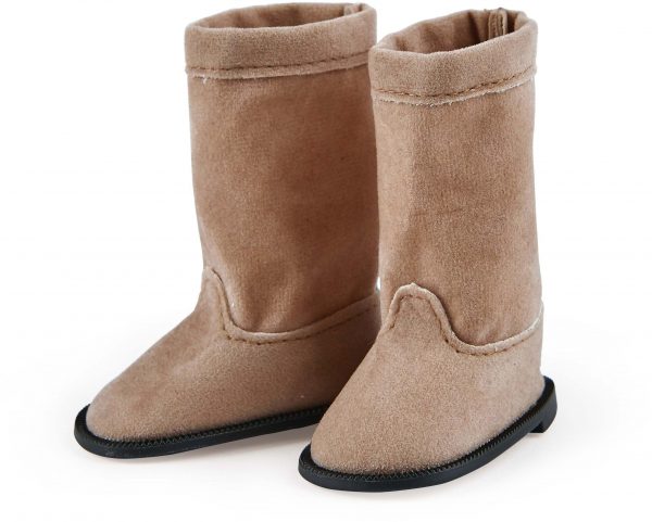 Boots beige Velour für Puppen 41 cm Käthe Kruse