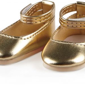 Ballerinas gold für 39-41 cm Puppe v. Käthe Kruse