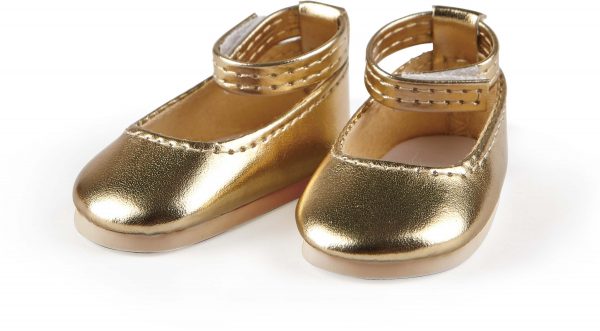 Ballerinas gold für 39-41 cm Puppe v. Käthe Kruse
