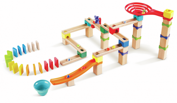 Rasante Murmelbahn mit Domino v. Hape E1101 – Bild 4