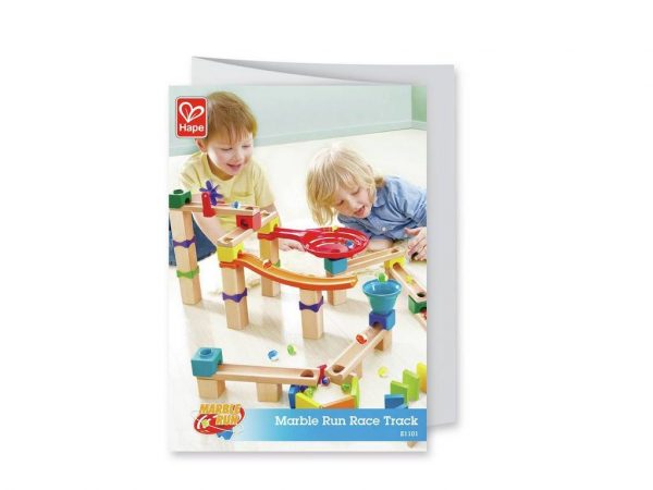 Rasante Murmelbahn mit Domino v. Hape E1101 – Bild 2