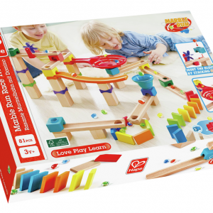 Rasante Murmelbahn mit Domino v. Hape E1101