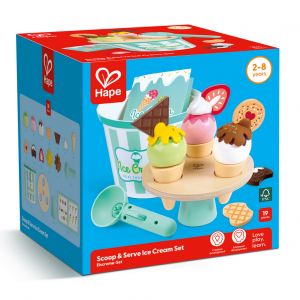 Eiscreme-Set von Hape Neu