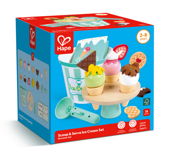Eiscreme-Set von Hape Neu