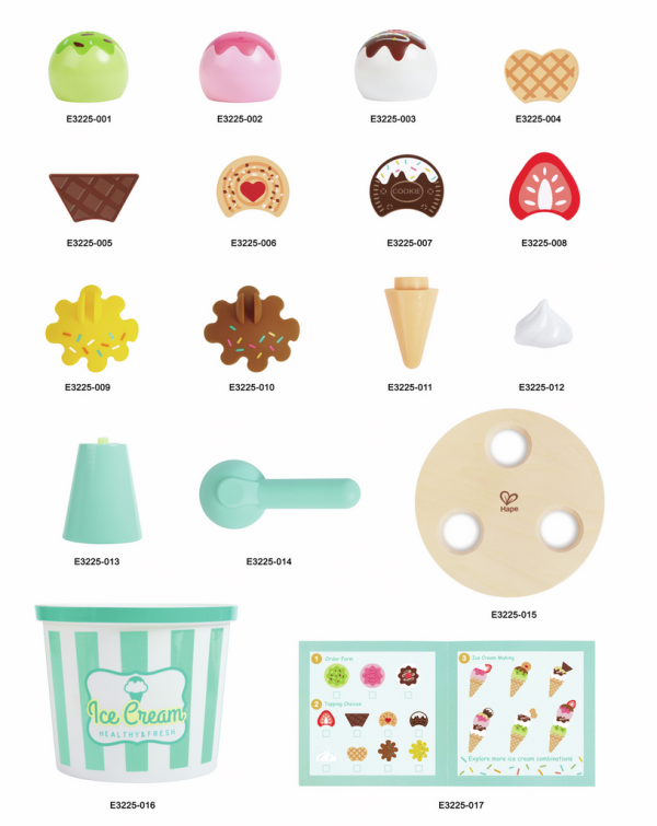 Eiscreme-Set von Hape Neu – Bild 2