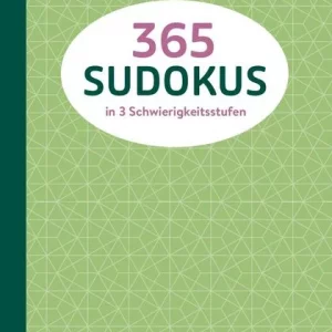 365 Sudokus in  Schwierigkeitsstufen