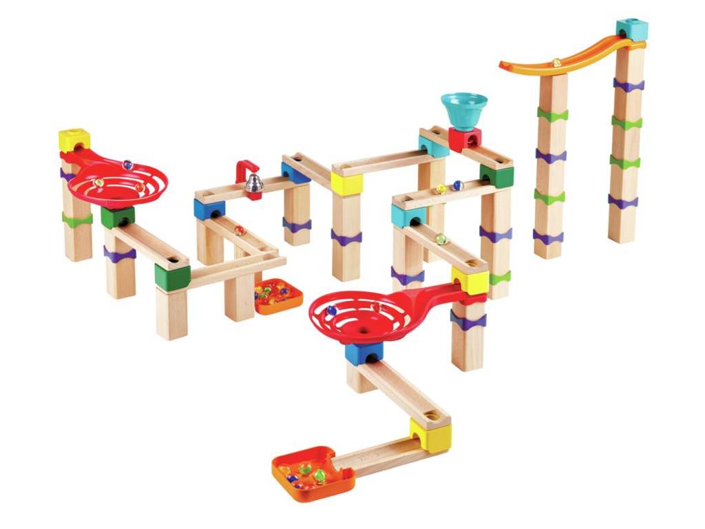 Kunterbunte Murmelbahn E1100 von Hape – Bild 3