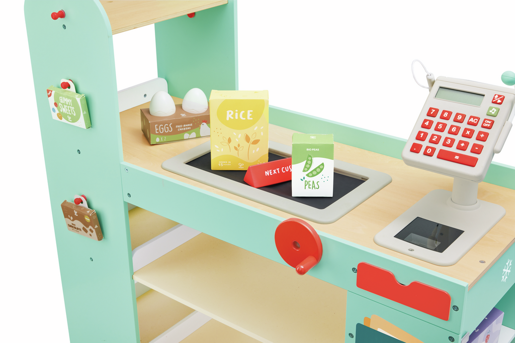 Intelligenter Supermarkt aus Holz E3233 v. Hape – Bild 4