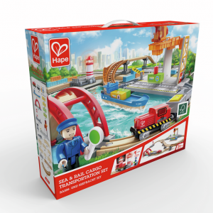 Bahn-u. Seefracht Set E3790 v. Hape