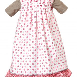 Lolle Kleid weiß rot v. Käthe Kruse
