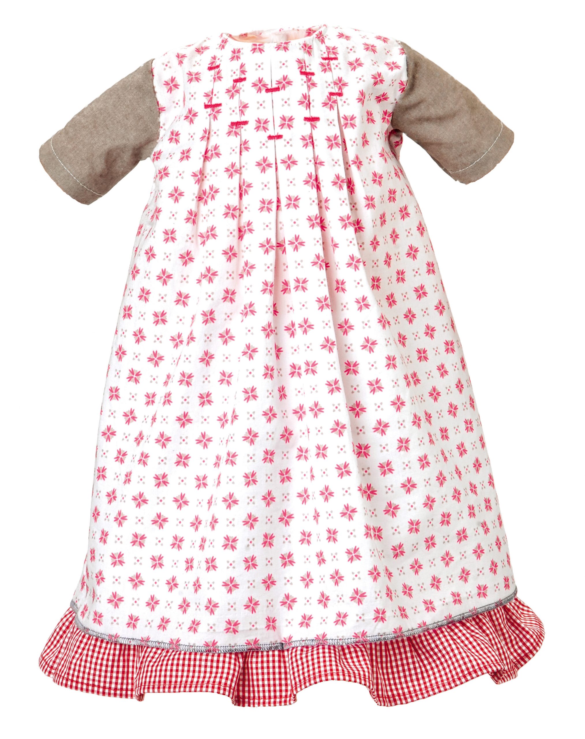 Lolle Kleid weiß rot v. Käthe Kruse
